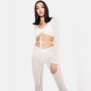 Ivory Can’t Be More Obvious Pants Set